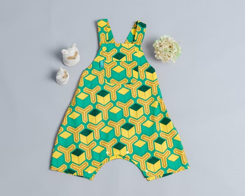 包屁鬆緊吊帶(短)褲-和風14 包屁 連身 嬰幼 彌月禮 短褲 防蚊