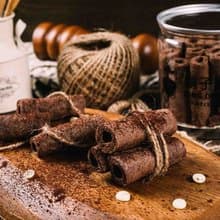 【鬍子國王】頂級法國奶油蛋捲－輕巧隨手瓶 巧克力