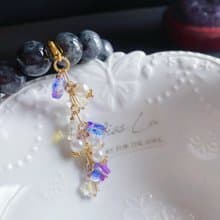琉璃 星星 貝珠 萬能扣 隨意扣 吊墜 滴溜 滴流 配件 禮物 水晶