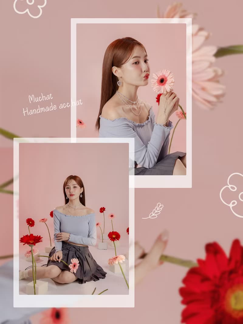 優雅芭蕾舞者。(2way)MUCHAT手作琉璃水晶層次手鍊