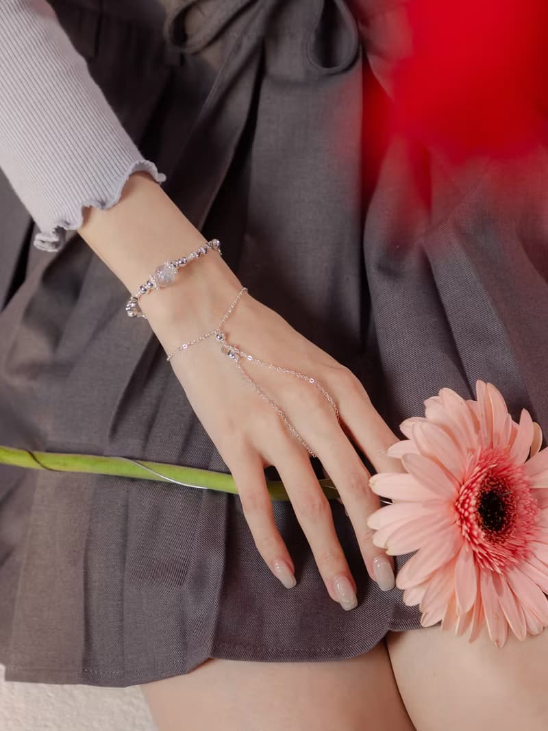 優雅芭蕾舞者。(2way)MUCHAT手作琉璃水晶層次手鍊