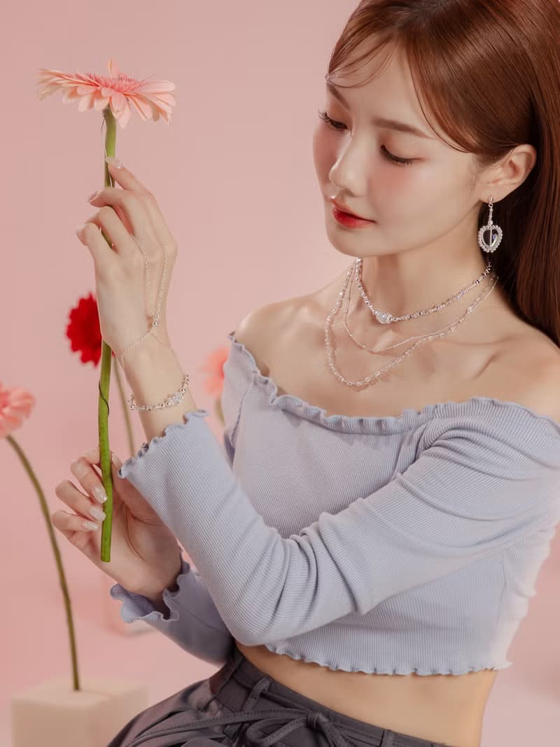 優雅芭蕾舞者。(2way)MUCHAT手作琉璃水晶層次手鍊