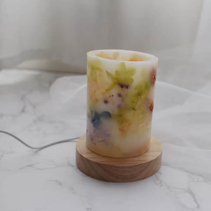 【蕾安柏】自然感花花燈座│婚禮小物│聖誕禮物│生日禮物