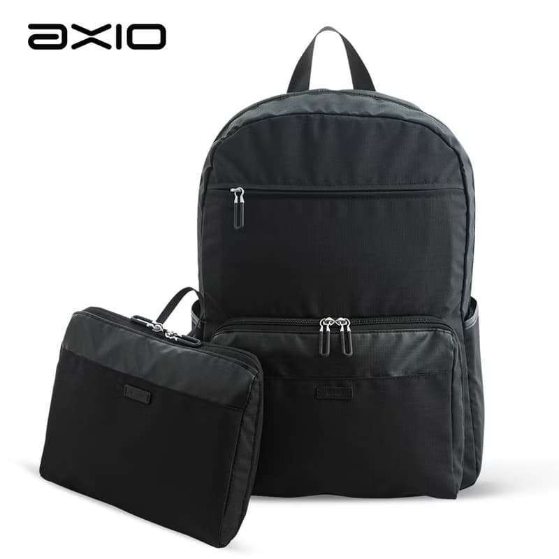 AXIO Packable 17L頂級折疊式旅用後背包(AFB-03B)太空黑