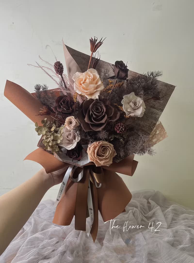 美拉德永生花束