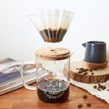 理科手沖咖啡燒杯組 (燒杯含蓋+漏斗)