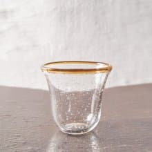 【3,co】手工氣泡感玻璃杯(小) - 茶邊