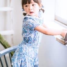 英國LIBERTY FABRICS女童法式蕾絲鑲邊Emma褲裙