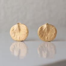 Eucalyptus clip on earrings