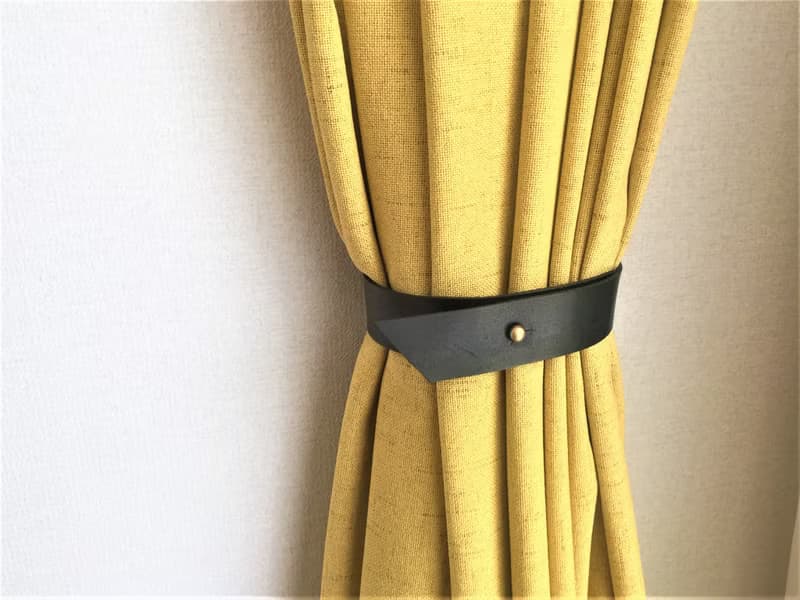 皮革窗簾綁帶//簡約主義//家居裝飾//窗簾//窗簾綁帶