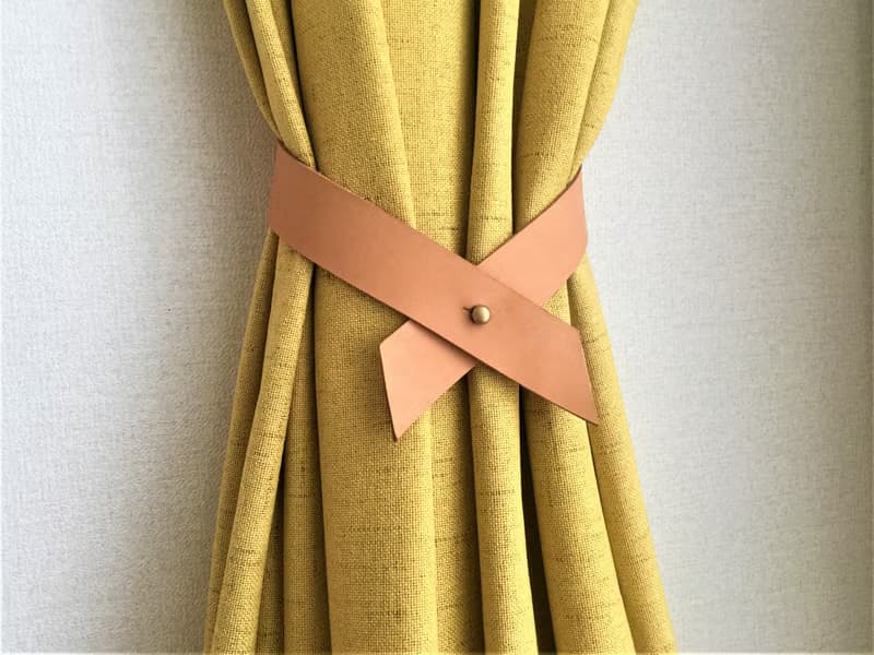 皮革窗簾綁帶//簡約主義//家居裝飾//窗簾//窗簾綁帶