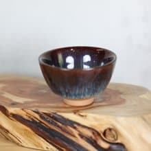 【送禮好物】50ml 紫戀 天目釉 中式小茶杯 鶯歌葉敏祥作品