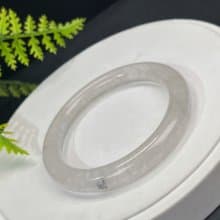 精品 藍月光石手鐲 58MM 冰潤藍光圓條共生碧璽 智慧安寧安撫心靈