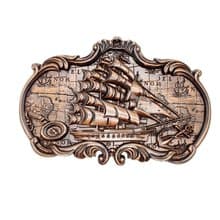 Pirate ship, Wooden ship, Sailors gift, Sculpture Craft Wooden