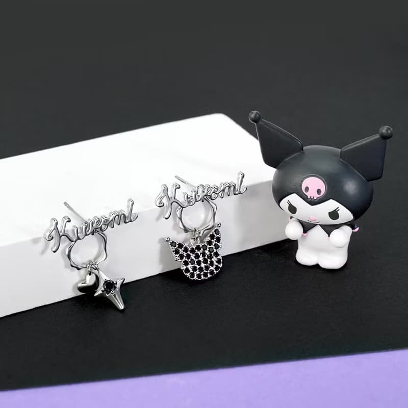 Kuromi World 系列-酷洛米造型耳環