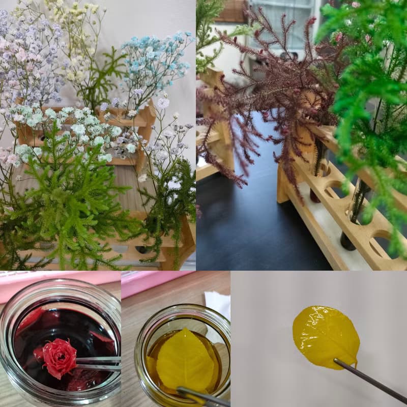 【體驗】鮮花凍齡的製作體驗 【送一堂永生花設計課】