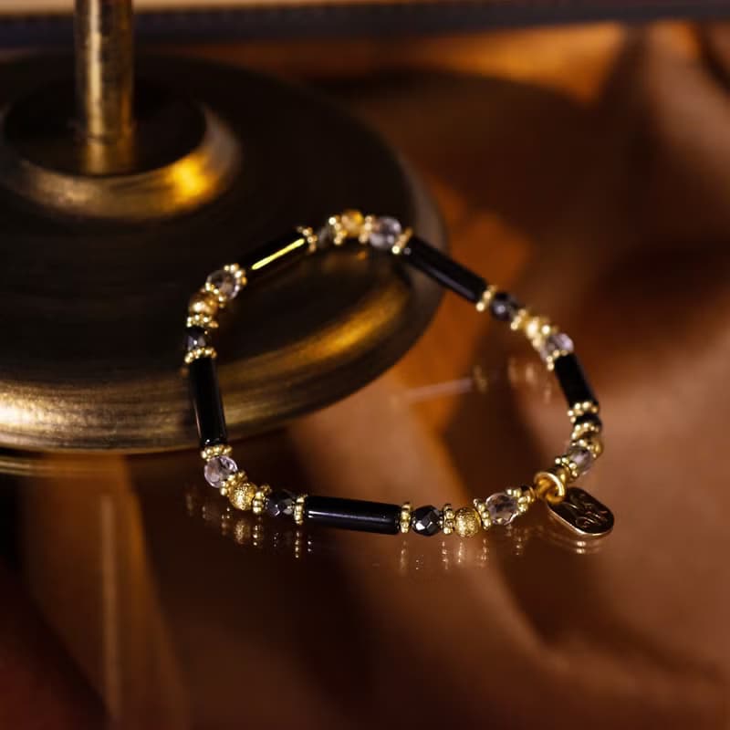 黑鍵圓舞曲 // C1225黑瑪瑙手鍊