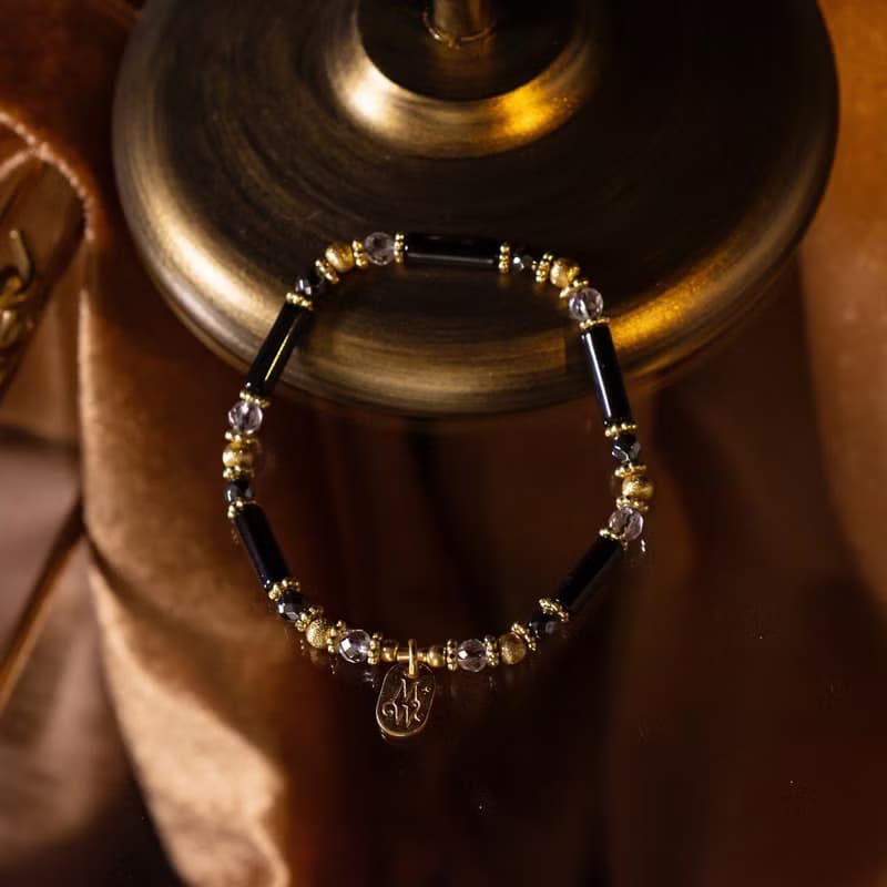 黑鍵圓舞曲 // C1225黑瑪瑙手鍊