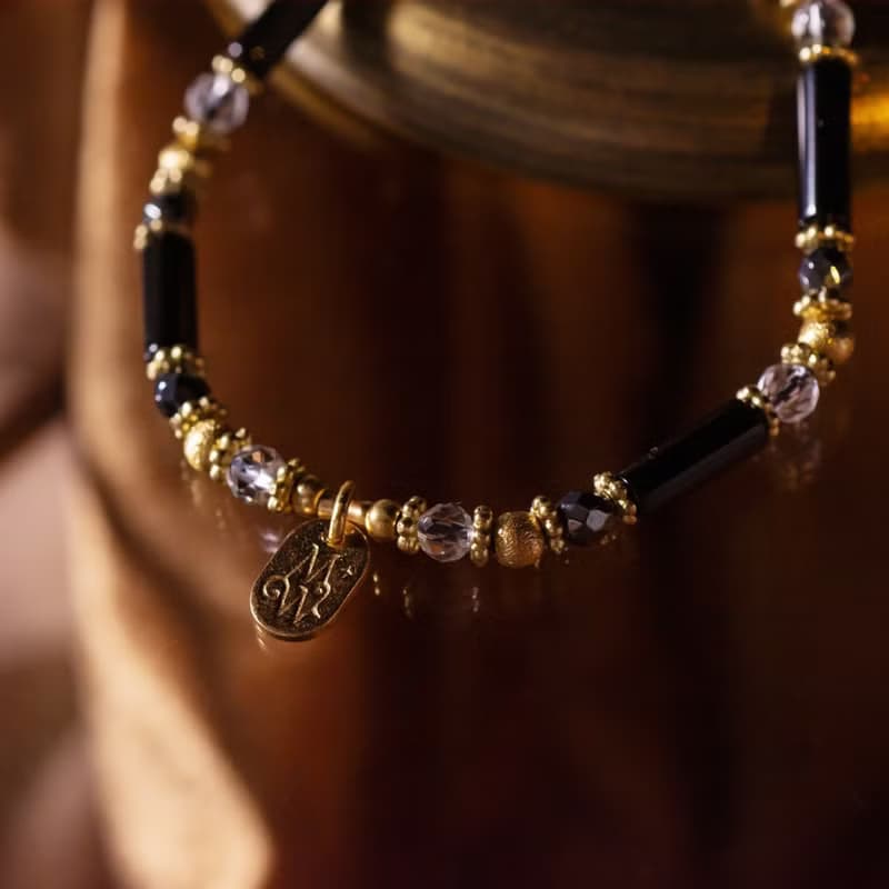 黑鍵圓舞曲 // C1225黑瑪瑙手鍊