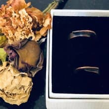 金工双人手作│銅在一起紅銅戒+染色B款 │文化幣│台南旅遊