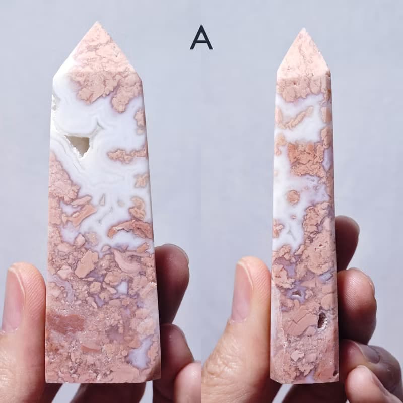 戈壁阿拉善瑪瑙 冰紋 招財微晶洞 一柱擎天 中流砥柱 晶柱 禮物