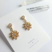 14K/耳飾-洋甘菊