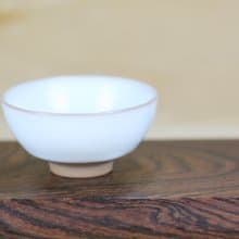 【送禮好物】60ml 乳白 無光釉 圓滿茶杯 鶯歌名家葉敏祥作品