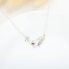 【Angel & Me】鯨生有妳 微笑 鯨魚 s925 純銀項鍊 聖誕 生日禮物