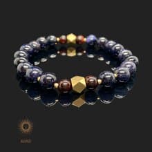 【木星回歸/Jupiter Return】藍沙石紅虎眼石手鍊 | 天然石 水晶