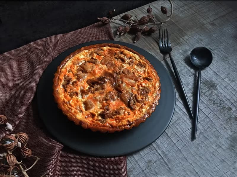 南洋蘋果豬肉派 /可生酮 sambal sauce pork Quiche