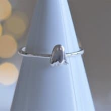小さなおばけちゃんリング　silver925　フリーサイズ　シルバー