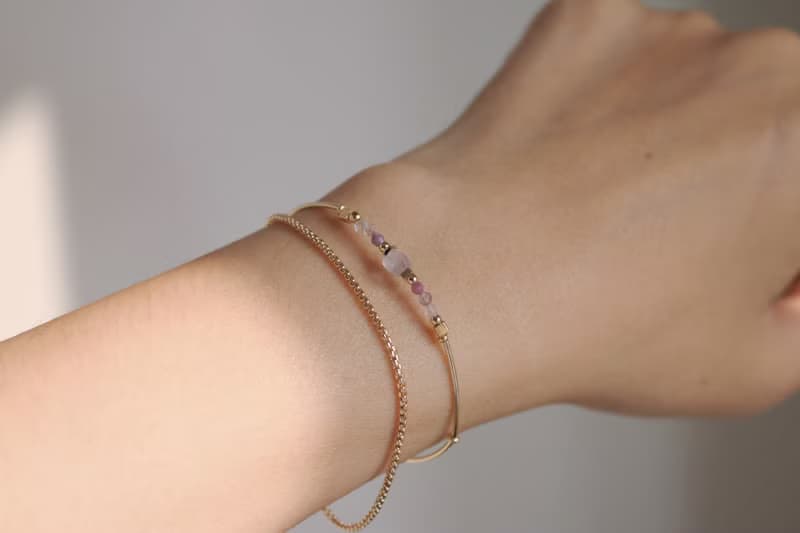 手鍊 草莓晶 紅寶石 紫玉 天然石 - 海洋之星 -