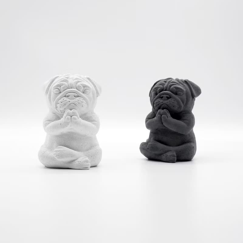 YOGA PUG Aroma Stone I 巴哥犬擴香石 I 手作香氛 I 附精油－