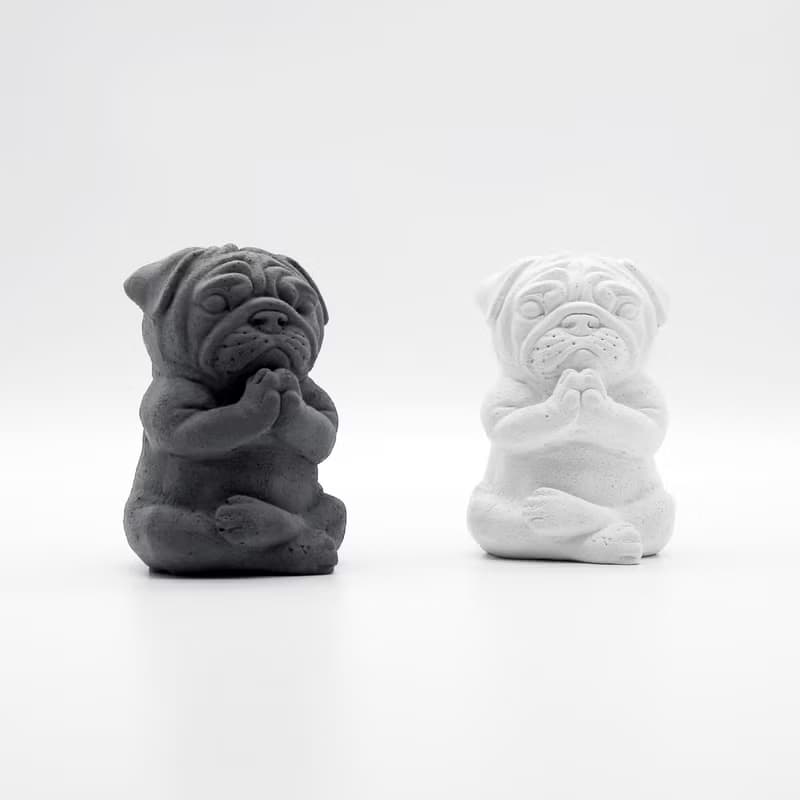 YOGA PUG Aroma Stone I 巴哥犬擴香石 I 手作香氛 I 附精油－