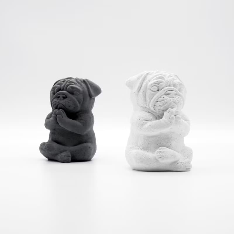 YOGA PUG Aroma Stone I 巴哥犬擴香石 I 手作香氛 I 附精油－