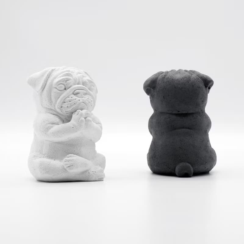 YOGA PUG Aroma Stone I 巴哥犬擴香石 I 手作香氛 I 附精油－