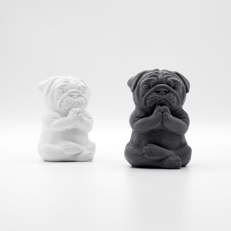 YOGA PUG Aroma Stone I 巴哥犬擴香石 I 手作香氛 I 附精油－