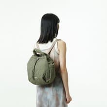 PUFFY系列新品 | ELLE 兩用休閒雙肩包 小 (葡萄綠)