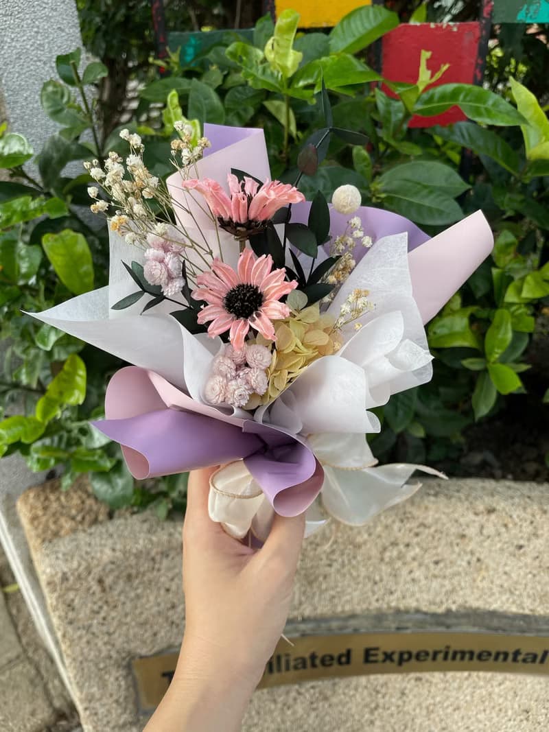 【畢業季】迷你花束/畢業謝師花束/贈精緻小卡+花禮提袋