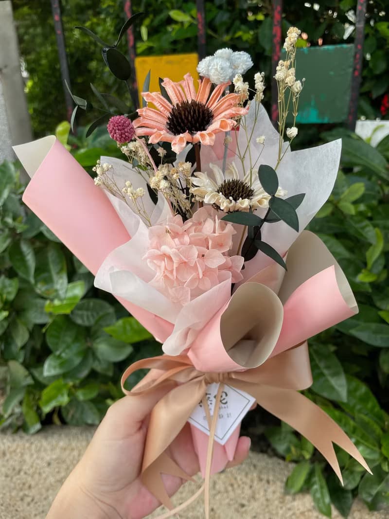 【畢業季】迷你花束/畢業謝師花束/贈精緻小卡+花禮提袋