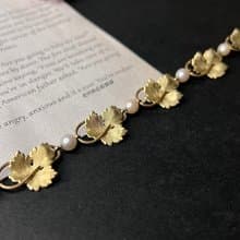 Krementz 14K包金珍珠葡萄手鍊