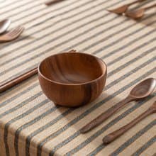 Islandoffer島嶼製作 簡約相思木小碗 12 x 6 木系餐具 (一件)