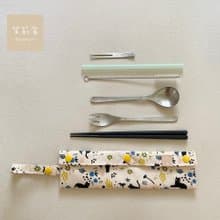 防潑水款環保餐具袋 -喵喵系列 共三色