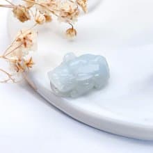 【招財神獸】冰綠種翡翠貔貅吊飾 | 天然緬甸玉翡翠A貨