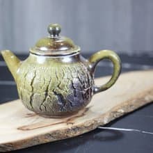 【送禮好物】柴燒天然落灰 爆裂茶壺 名家葉敏祥手工作品