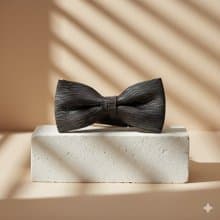 咖啡樹枝灰領結