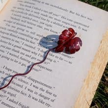 【訂製】龜背芋書籤|純手工|紅銅|植物書籤|手作禮物