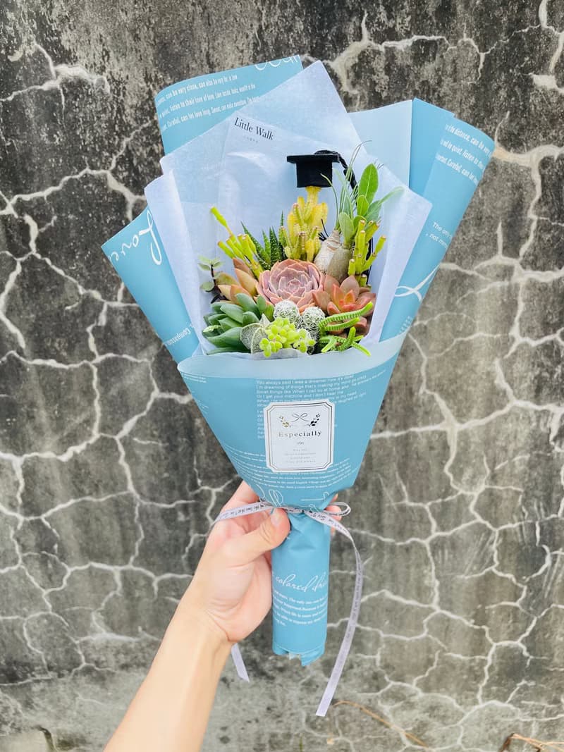 【獨特の畢業花束】多肉花束Special to U