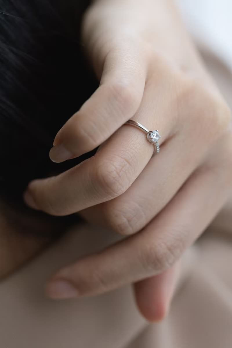 True love 永恆經典 925純銀 經典六爪單鑽戒指