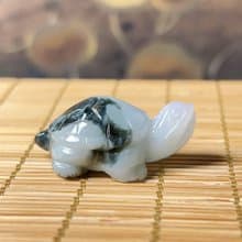 【吉祥‧長壽】飄花翡翠烏龜 | 天然緬甸A貨翡翠 | 送禮